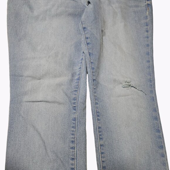 Old Navy Rockstar Mid Rise Jeans Womens Size 14P Skinny Light Wash Denim - Picture 4 of 6